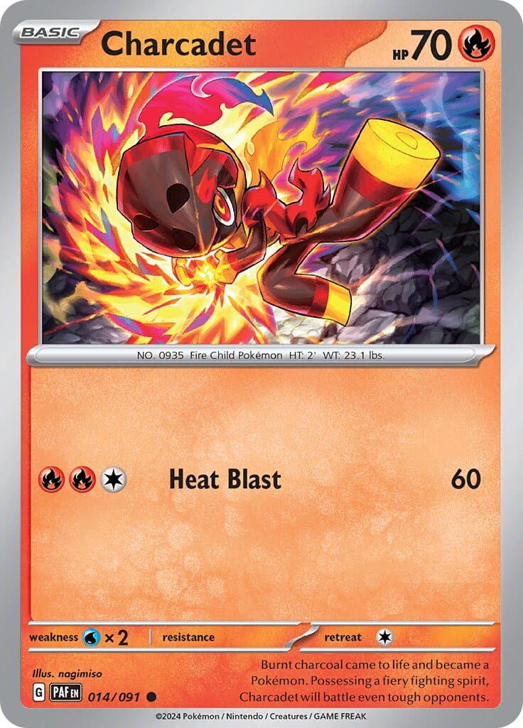 Charcadet (014/091) [Scarlet & Violet: Paldean Fates] Pokemon Single Pokémon  | Multizone: Comics And Games