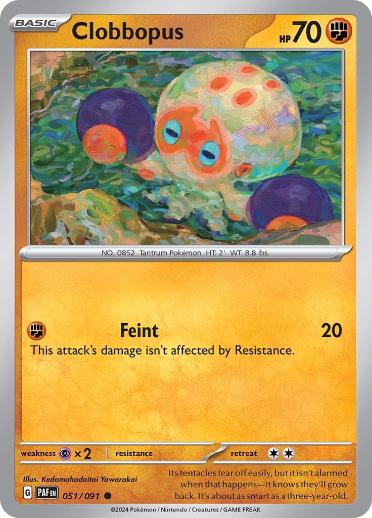 Clobbopus (051/091) [Scarlet & Violet: Paldean Fates] Pokemon Single Pokémon  | Multizone: Comics And Games