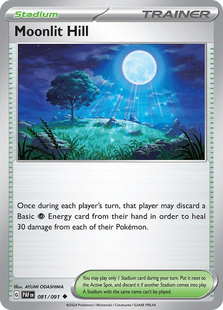 Moonlit Hill (081/091) [Scarlet & Violet: Paldean Fates] Pokemon Single Pokémon  | Multizone: Comics And Games