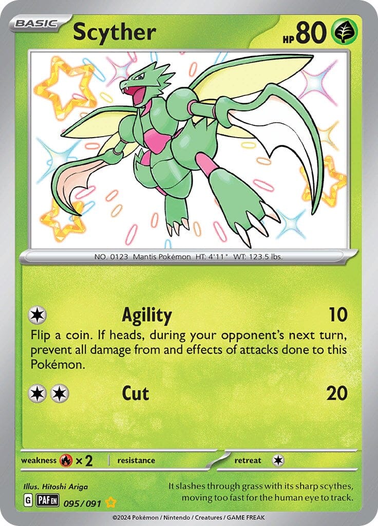 Scyther (095/091) [Scarlet & Violet: Paldean Fates] Pokemon Single Pokémon  | Multizone: Comics And Games