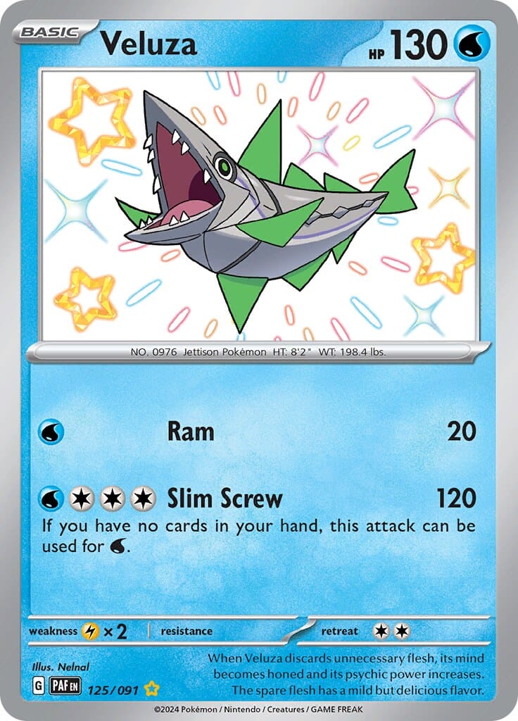 Veluza (125/091) [Scarlet & Violet: Paldean Fates] Pokemon Single Pokémon  | Multizone: Comics And Games