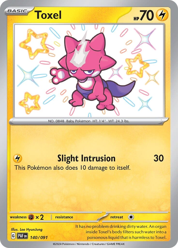 Toxel (140/091) [Scarlet & Violet: Paldean Fates] Pokemon Single Pokémon  | Multizone: Comics And Games