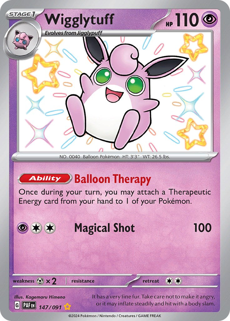 Wigglytuff (147/091) [Scarlet & Violet: Paldean Fates] | Multizone: Comics And Games