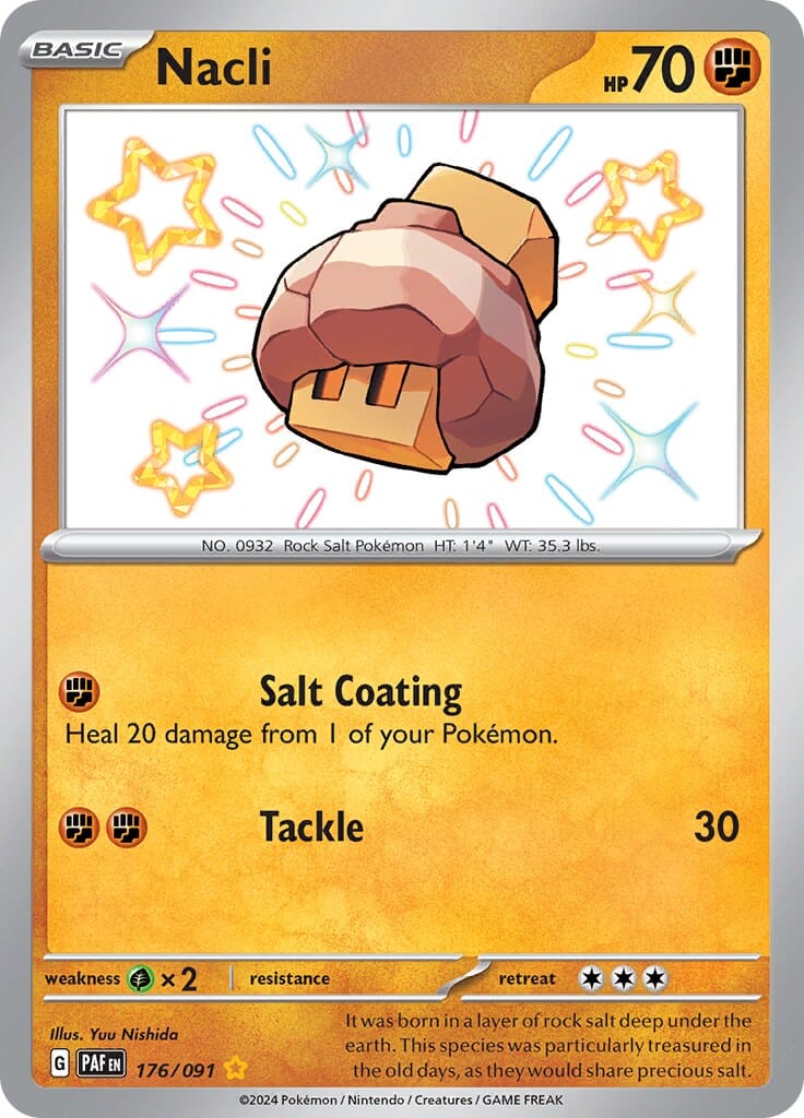 Nacli (176/091) [Scarlet & Violet: Paldean Fates] Pokemon Single Pokémon  | Multizone: Comics And Games