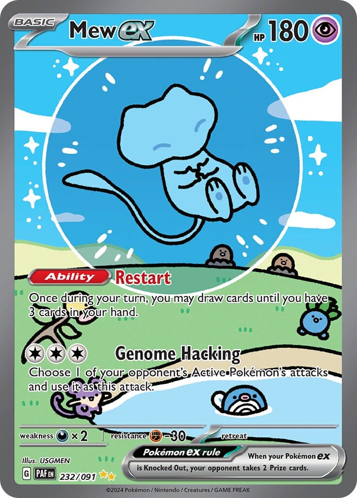 Mew ex (232/091) [Scarlet & Violet: Paldean Fates] Pokemon Single Pokémon  | Multizone: Comics And Games