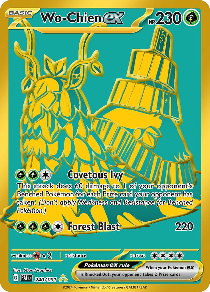Wo-Chien ex (240/091) [Scarlet & Violet: Paldean Fates] Pokemon Single Pokémon  | Multizone: Comics And Games