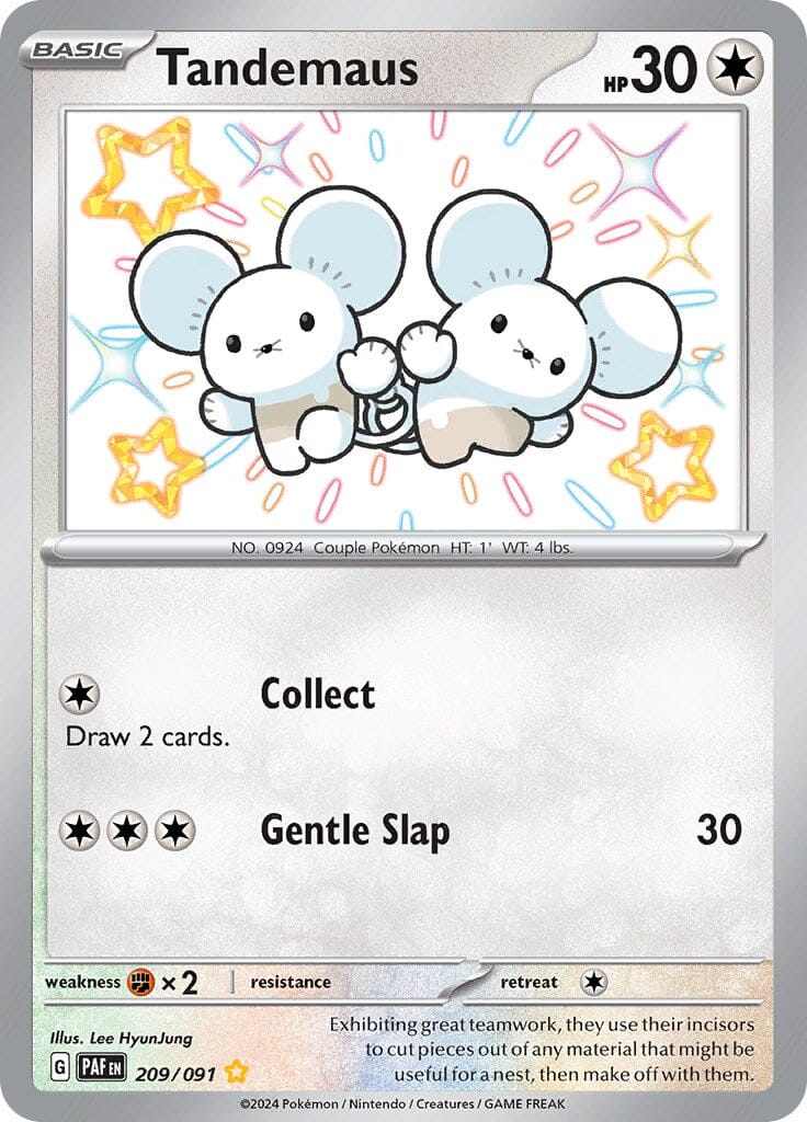 Tandemaus (209/091) [Scarlet & Violet: Paldean Fates] Pokemon Single Pokémon  | Multizone: Comics And Games