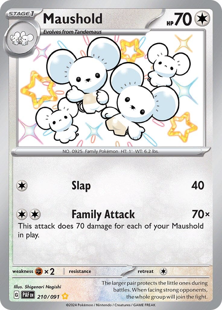 Maushold (210/091) [Scarlet & Violet: Paldean Fates] Pokemon Single Pokémon  | Multizone: Comics And Games