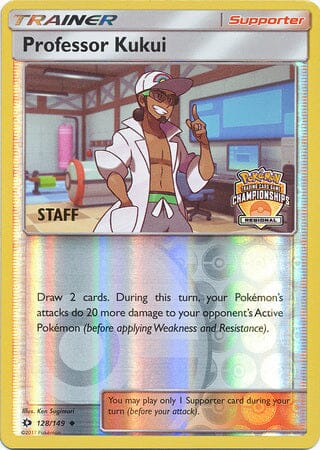 Professor Kukui (128/149) (Regional Championship Promo Staff) [Sun & Moon: Base Set] Pokemon Single Pokémon  | Multizone: Comics And Games