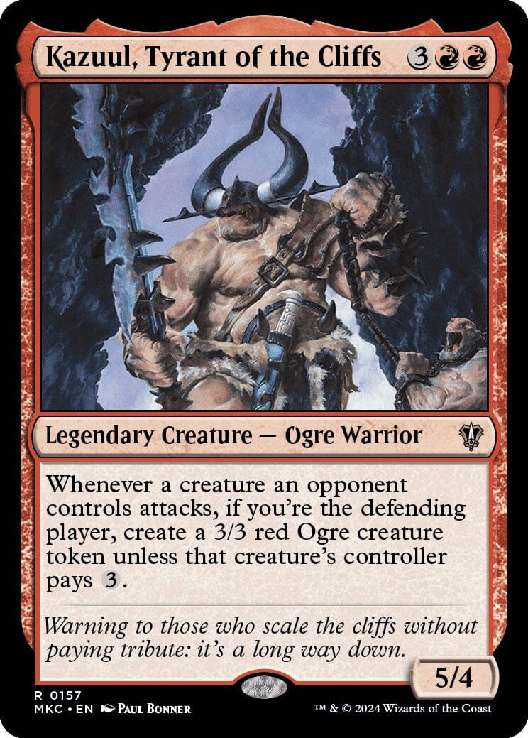 Kazuul, Tyrant of the Cliffs [Murders at Karlov Manor Commander] MTG Single Magic: The Gathering  | Multizone: Comics And Games