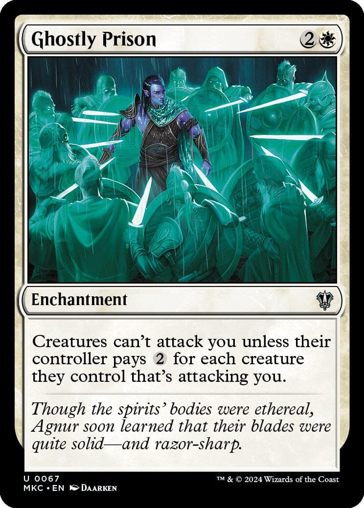 Ghostly Prison [Murders at Karlov Manor Commander] MTG Single Magic: The Gathering  | Multizone: Comics And Games