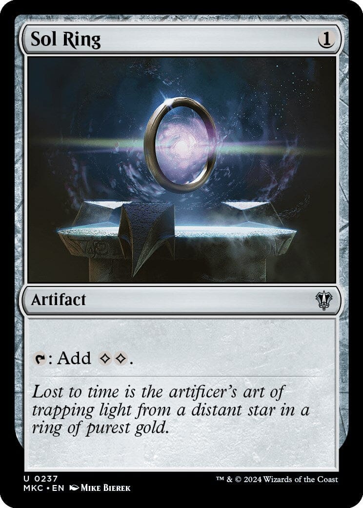Sol Ring [Murders at Karlov Manor Commander] MTG Single Magic: The Gathering  | Multizone: Comics And Games