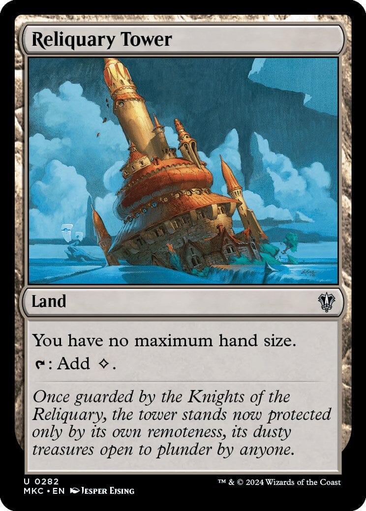 Reliquary Tower [Murders at Karlov Manor Commander] MTG Single Magic: The Gathering  | Multizone: Comics And Games