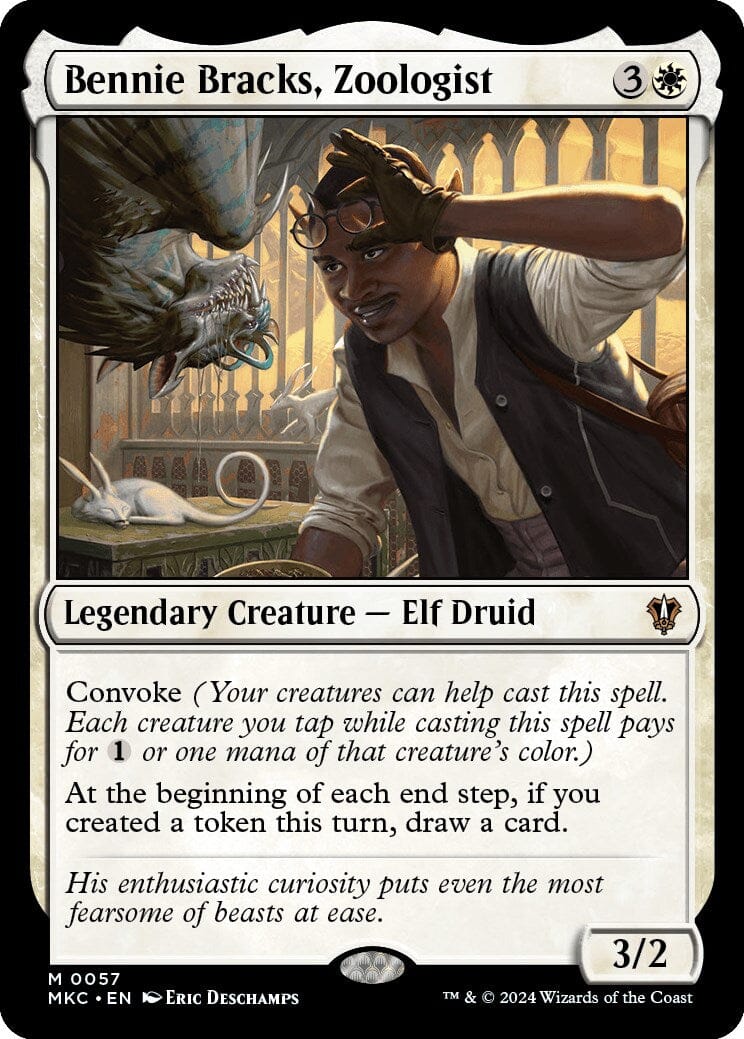 Bennie Bracks, Zoologist [Murders at Karlov Manor Commander] MTG Single Magic: The Gathering  | Multizone: Comics And Games