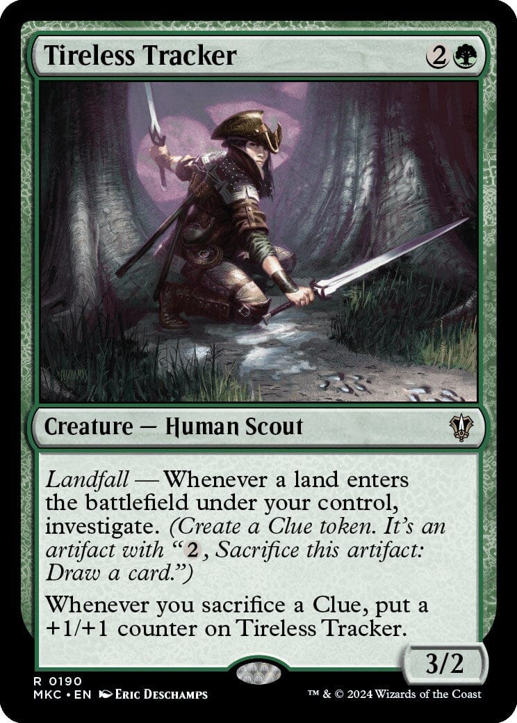 Tireless Tracker [Murders at Karlov Manor Commander] MTG Single Magic: The Gathering  | Multizone: Comics And Games