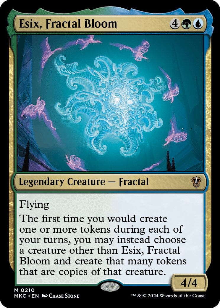 Esix, Fractal Bloom [Murders at Karlov Manor Commander] MTG Single Magic: The Gathering  | Multizone: Comics And Games