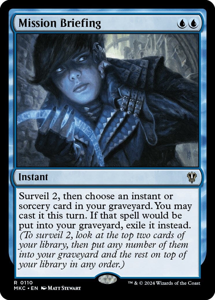 Mission Briefing [Murders at Karlov Manor Commander] MTG Single Magic: The Gathering  | Multizone: Comics And Games