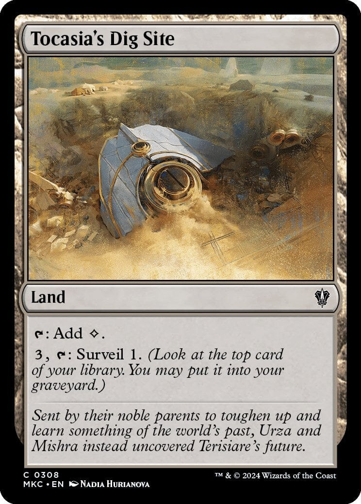 Tocasia's Dig Site [Murders at Karlov Manor Commander] MTG Single Magic: The Gathering  | Multizone: Comics And Games