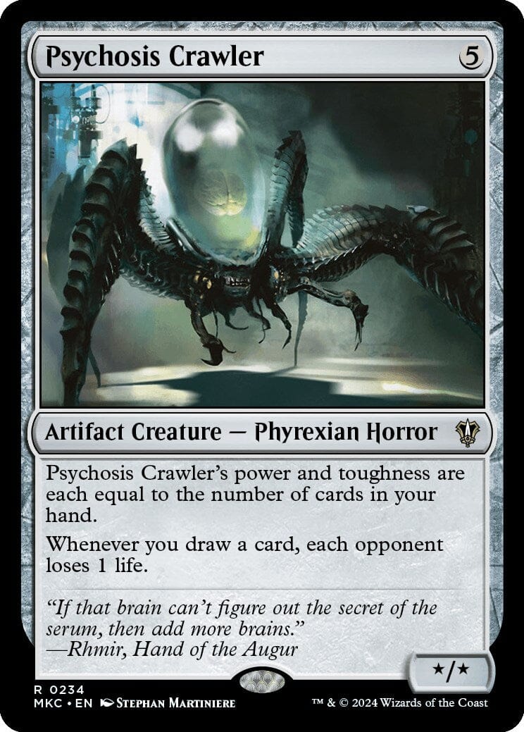 Psychosis Crawler [Murders at Karlov Manor Commander] MTG Single Magic: The Gathering  | Multizone: Comics And Games