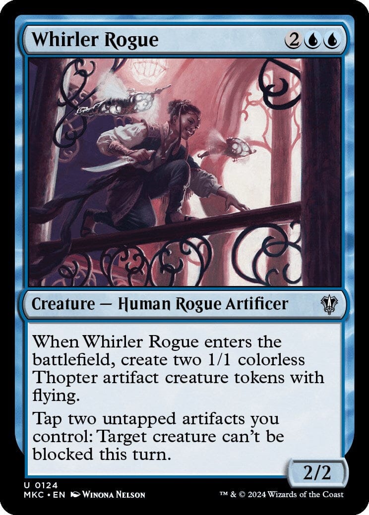 Whirler Rogue [Murders at Karlov Manor Commander] MTG Single Magic: The Gathering  | Multizone: Comics And Games