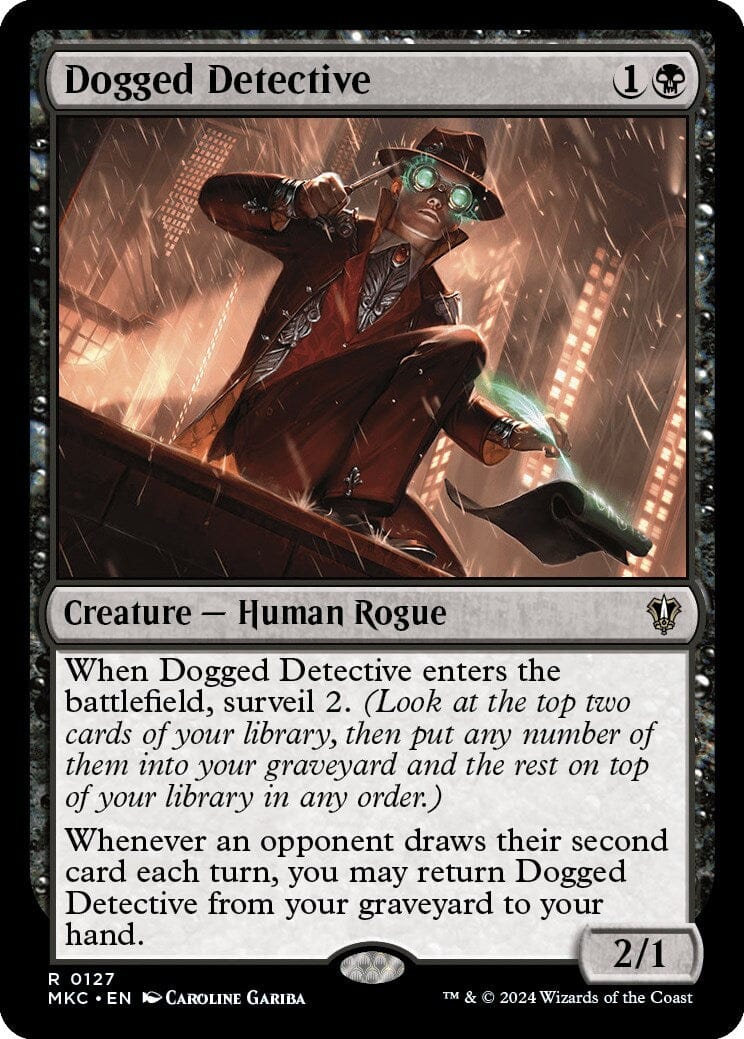 Dogged Detective [Murders at Karlov Manor Commander] MTG Single Magic: The Gathering  | Multizone: Comics And Games
