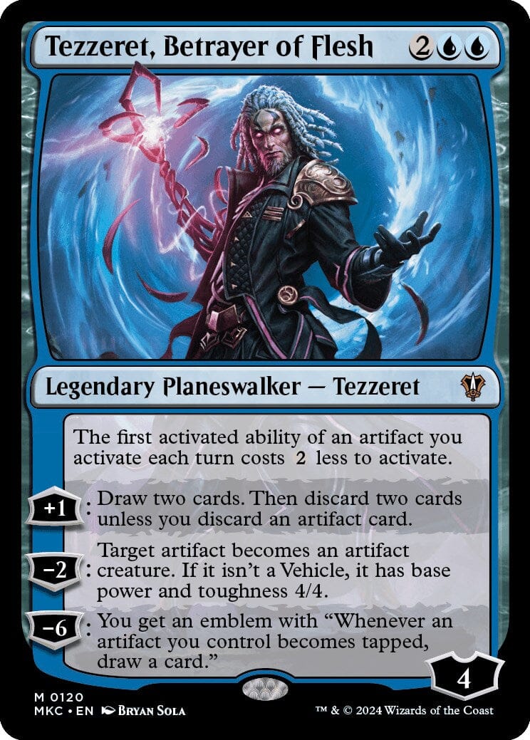 Tezzeret, Betrayer of Flesh [Murders at Karlov Manor Commander] MTG Single Magic: The Gathering  | Multizone: Comics And Games