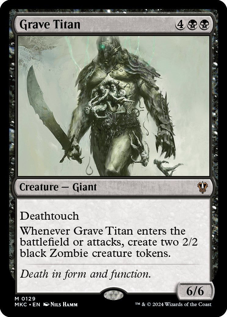 Grave Titan [Murders at Karlov Manor Commander] | Multizone: Comics And Games