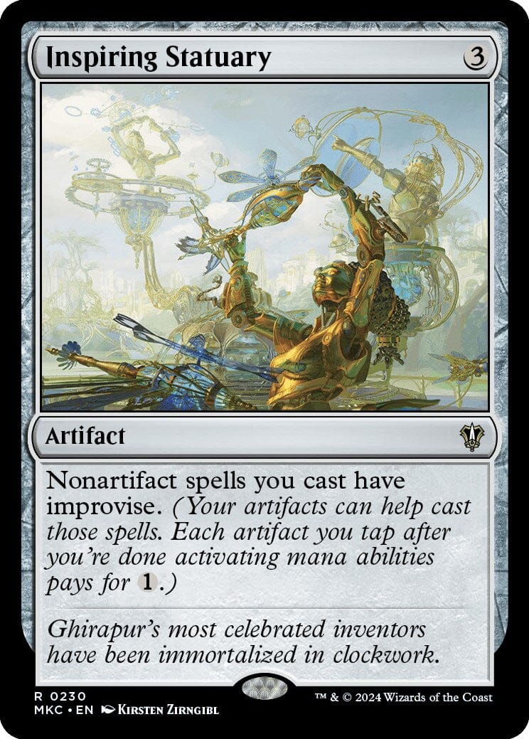 Inspiring Statuary [Murders at Karlov Manor Commander] MTG Single Magic: The Gathering  | Multizone: Comics And Games