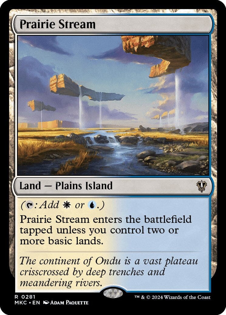 Prairie Stream [Murders at Karlov Manor Commander] MTG Single Magic: The Gathering  | Multizone: Comics And Games