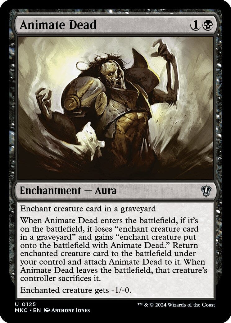 Animate Dead [Murders at Karlov Manor Commander] MTG Single Magic: The Gathering  | Multizone: Comics And Games