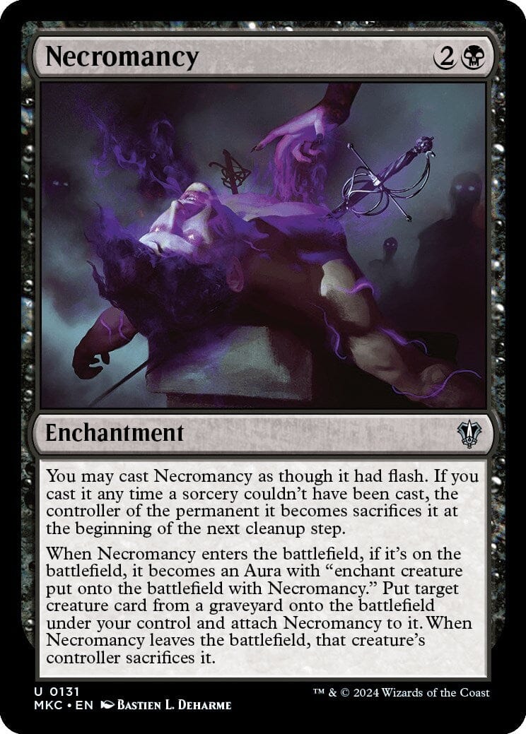 Necromancy [Murders at Karlov Manor Commander] MTG Single Magic: The Gathering  | Multizone: Comics And Games