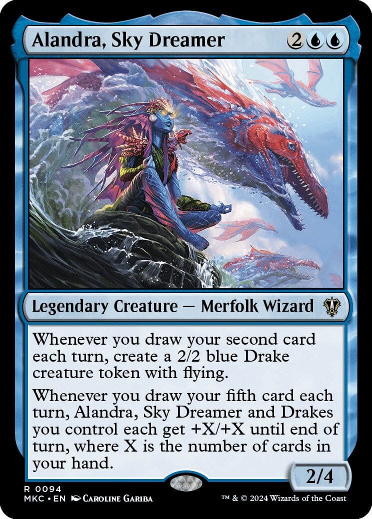 Alandra, Sky Dreamer [Murders at Karlov Manor Commander] MTG Single Magic: The Gathering  | Multizone: Comics And Games