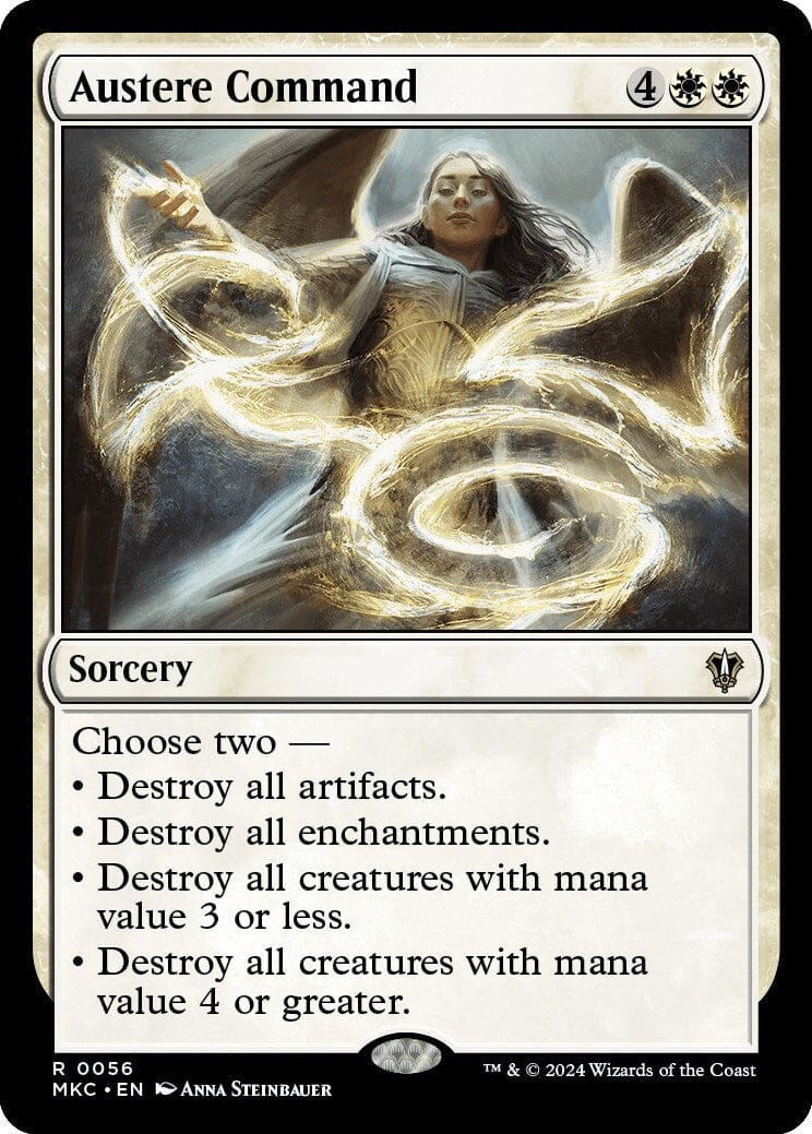 Austere Command [Murders at Karlov Manor Commander] MTG Single Magic: The Gathering  | Multizone: Comics And Games