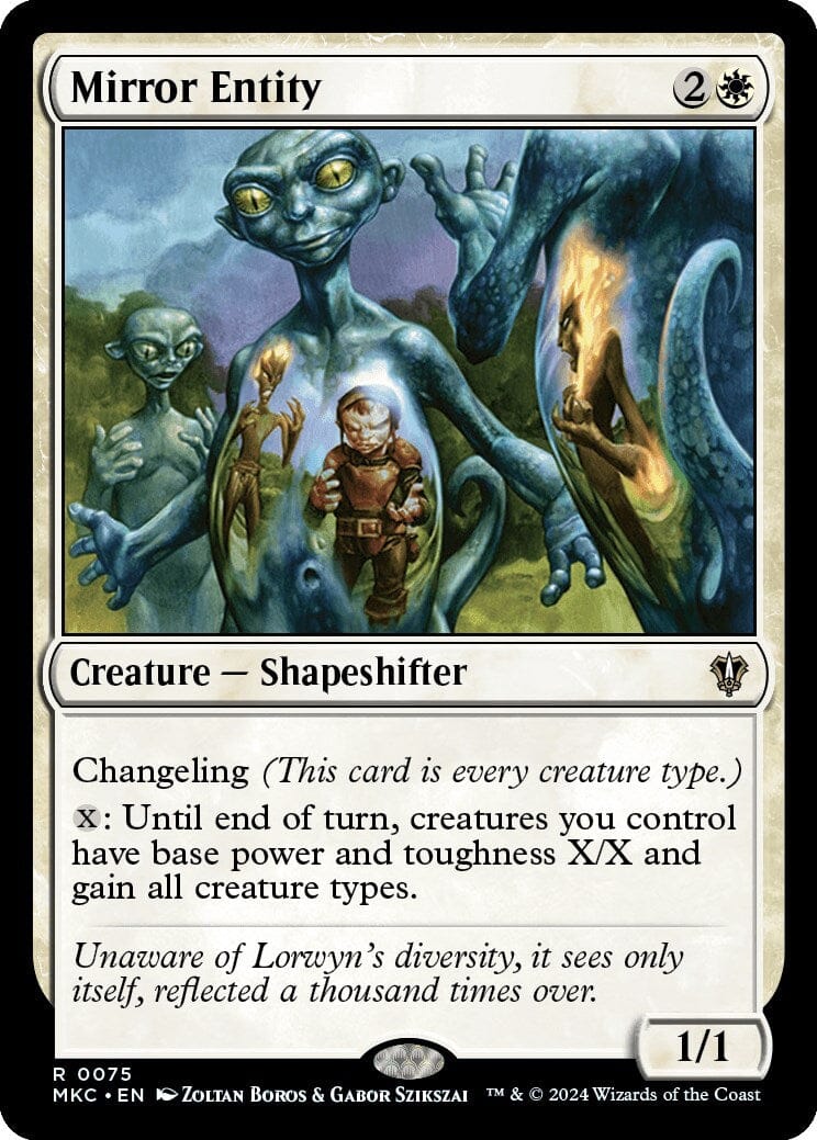 Mirror Entity [Murders at Karlov Manor Commander] MTG Single Magic: The Gathering  | Multizone: Comics And Games