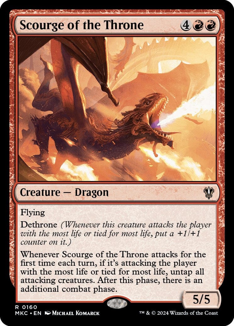 Scourge of the Throne [Murders at Karlov Manor Commander] MTG Single Magic: The Gathering  | Multizone: Comics And Games