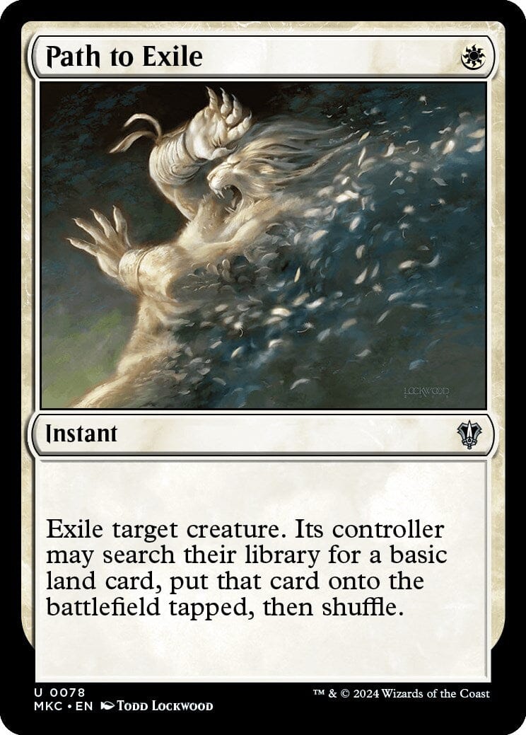 Path to Exile [Murders at Karlov Manor Commander] MTG Single Magic: The Gathering  | Multizone: Comics And Games