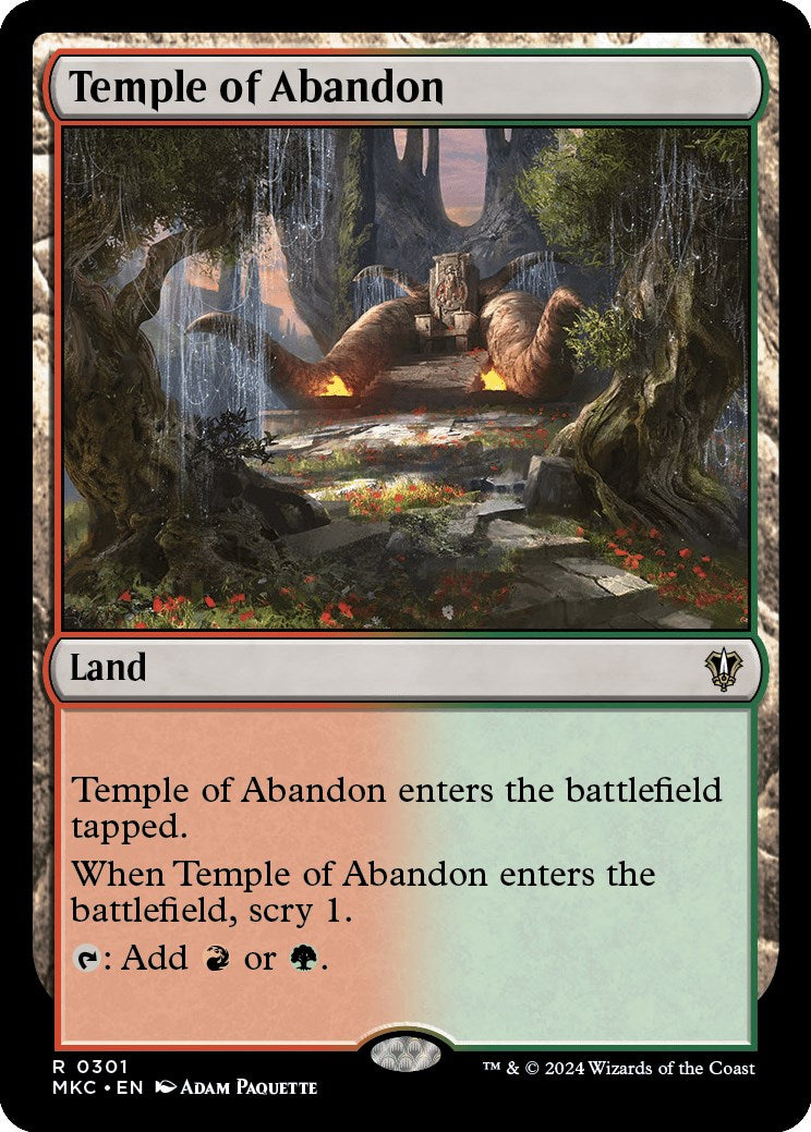 Temple of Abandon [Murders at Karlov Manor Commander] | Multizone: Comics And Games