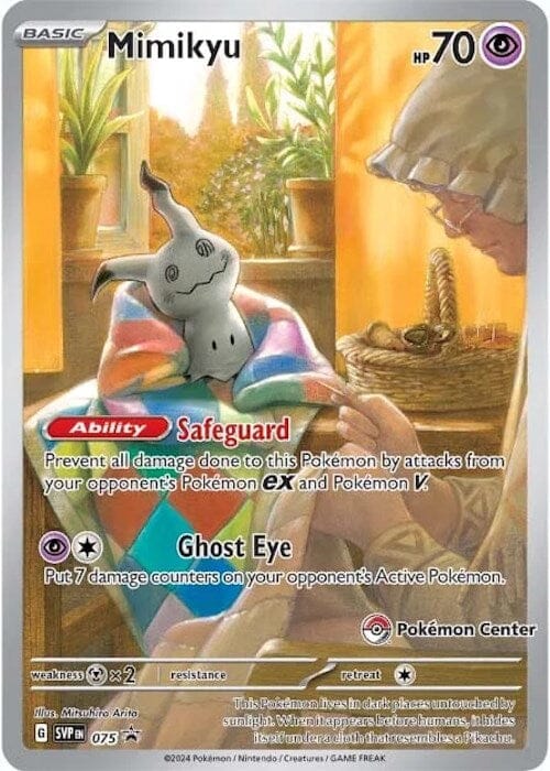 Mimikyu (SVP075)(Pokemon Center Exclusive) [Scarlet & Violet: Black Star Promos] Pokemon Single Pokémon  | Multizone: Comics And Games