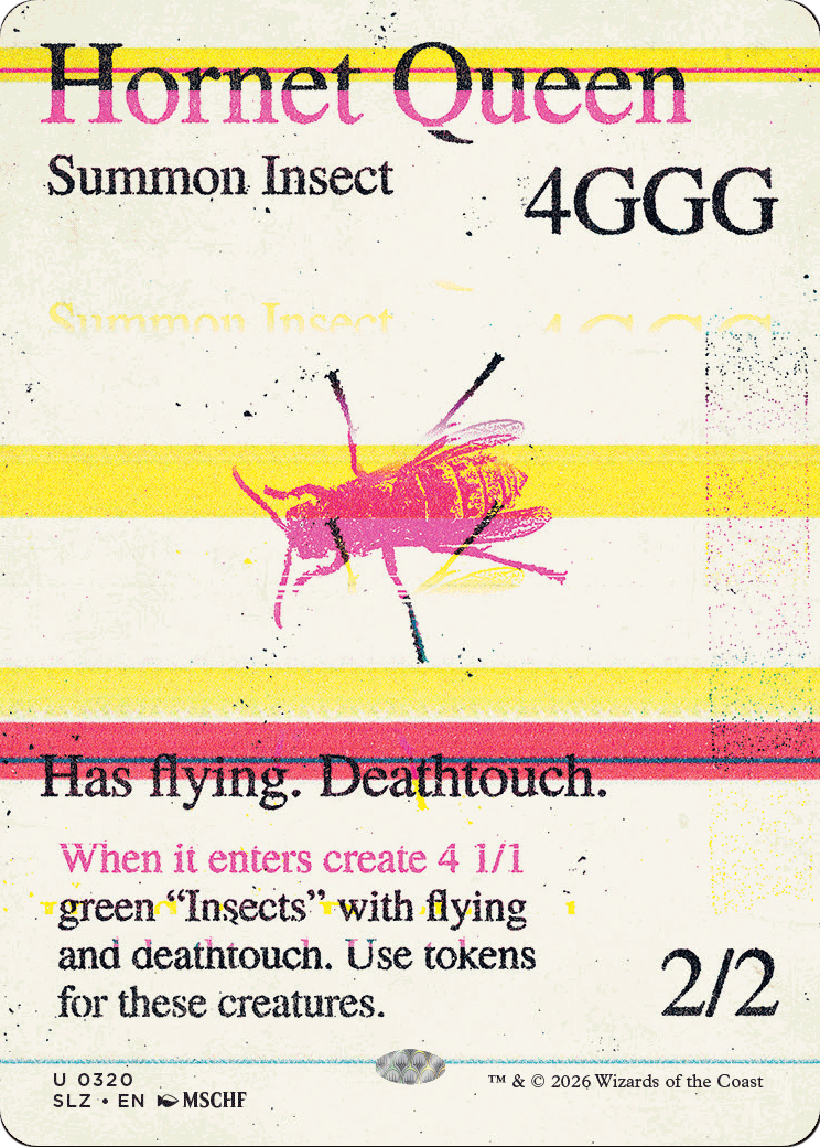 Hornet Queen (0320) [Secret Lair x MSCHF: The Zeta Set] MTG Single Magic: The Gathering  | Multizone: Comics And Games