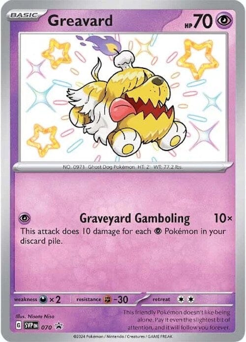 Greavard (SVP070) [Scarlet & Violet: Black Star Promos] Pokemon Single Pokémon  | Multizone: Comics And Games