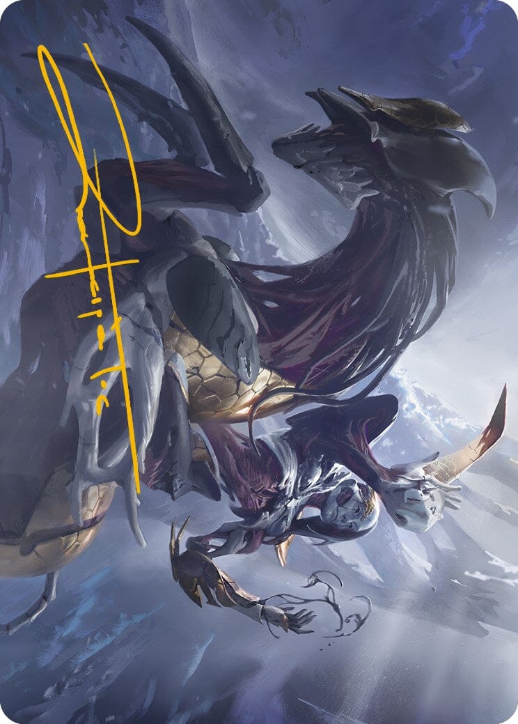 Ria Ivor, Bane of Bladehold Art Card (Gold-Stamped Signature) [Phyrexia: All Will Be One Art Series] MTG Single Magic: The Gathering  | Multizone: Comics And Games