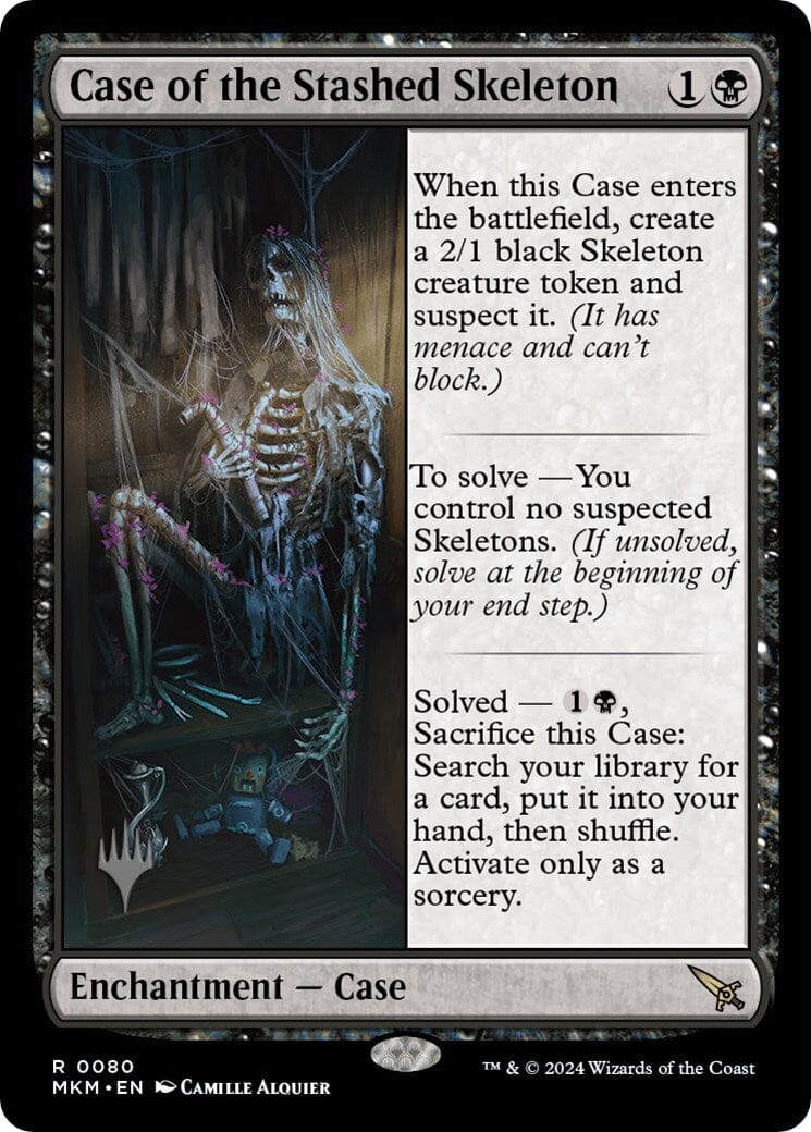 Case of the Stashed Skeleton (Promo Pack) [Murders at Karlov Manor Promos] MTG Single Magic: The Gathering  | Multizone: Comics And Games