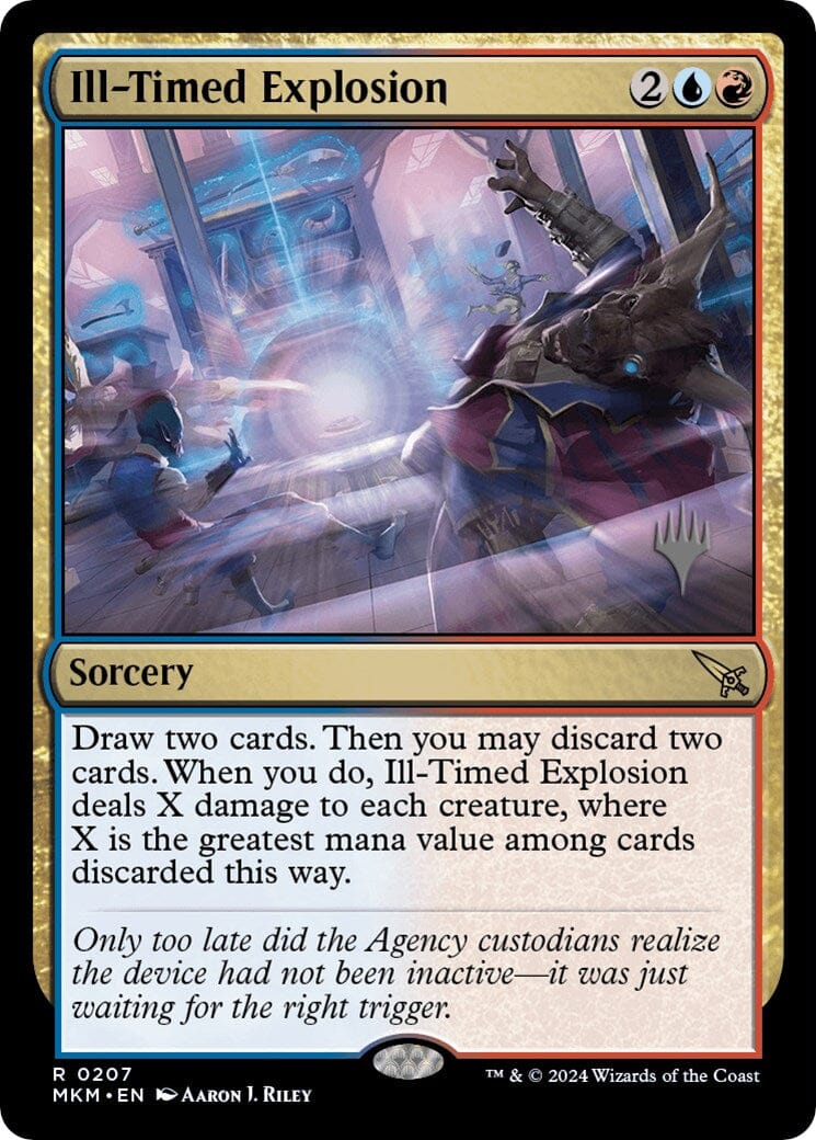 Ill-Timed Explosion (Promo Pack) [Murders at Karlov Manor Promos] MTG Single Magic: The Gathering  | Multizone: Comics And Games