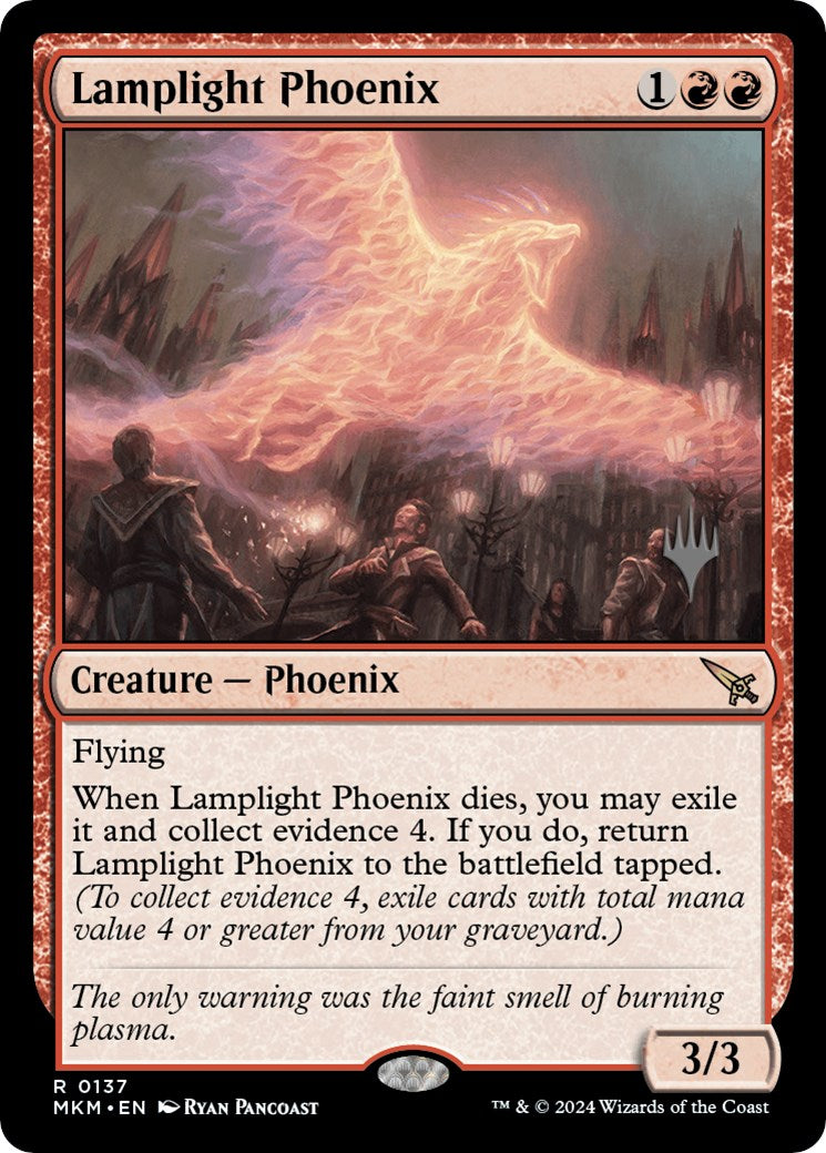 Lamplight Phoenix (Promo Pack) [Murders at Karlov Manor Promos] | Multizone: Comics And Games