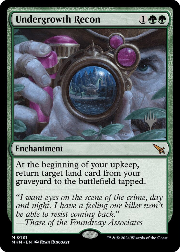 Undergrowth Recon (Promo Pack) [Murders at Karlov Manor Promos] MTG Single Magic: The Gathering  | Multizone: Comics And Games