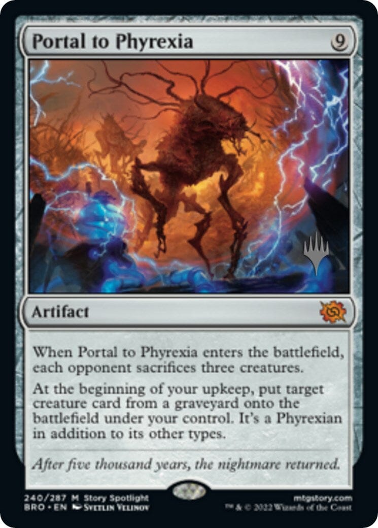 Portal to Phyrexia (Promo Pack) [The Brothers' War Promos] MTG Single Magic: The Gathering  | Multizone: Comics And Games