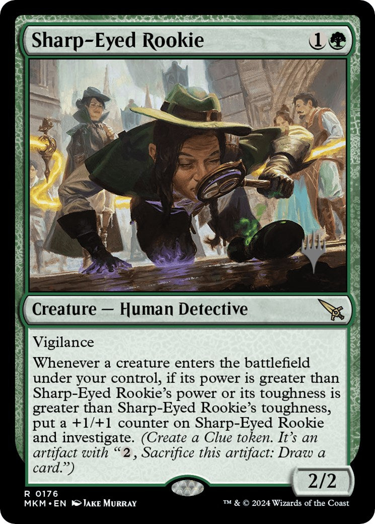 Sharp-Eyed Rookie (Promo Pack) [Murders at Karlov Manor Promos] | Multizone: Comics And Games