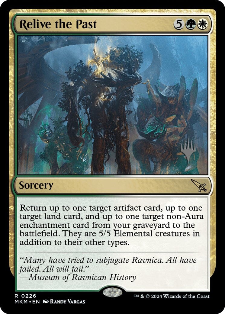 Relive the Past (Promo Pack) [Murders at Karlov Manor Promos] MTG Single Magic: The Gathering  | Multizone: Comics And Games