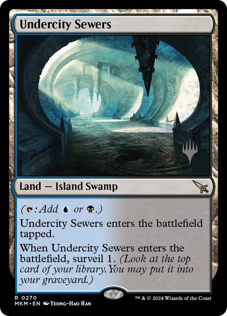 Undercity Sewers (Promo Pack) [Murders at Karlov Manor Promos] MTG Single Magic: The Gathering  | Multizone: Comics And Games