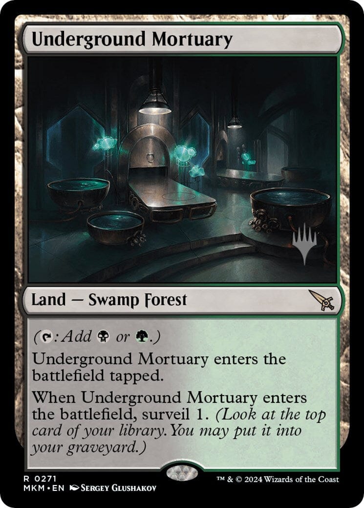 Underground Mortuary (Promo Pack) [Murders at Karlov Manor Promos] MTG Single Magic: The Gathering  | Multizone: Comics And Games